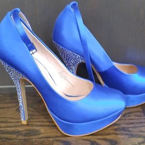 Blue heels